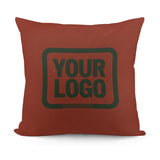 Custom Coral Red Dark Green Pillowcase