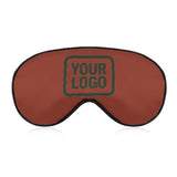Custom Coral Red Dark Green Sleep Mask