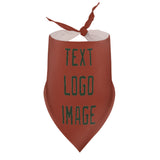 Custom Coral Red Dark Green Pet Scarf