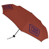 Custom Coral Red Purple Automatic Umbrella