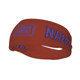 Custom Coral Red Light Purple Sports headband