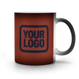 Custom Coral Red Navy Magic Mug