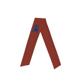 Custom Coral Red Navy Headband
