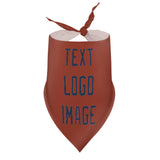 Custom Coral Red Blue Pet Scarf