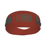 Custom Coral Red Blue Green Sports headband
