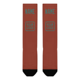 Custom Coral Red Blue Green Knee-High Sock