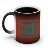 Custom Coral Red Blue Green Magic Mug