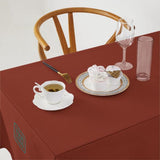 Custom Coral Red Blue Square Table Cloth