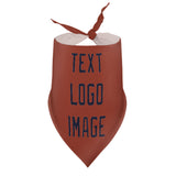 Custom Coral Red Navy Pet Scarf