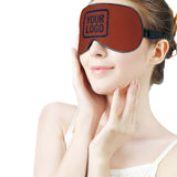 Custom Coral Red Navy Sleep Mask