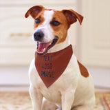 Custom Coral Red Navy Pet Scarf