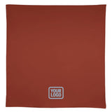 Custom Coral Red Navy Square Table Cloth