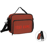 Custom Coral Red Orange Red Lunch Bag