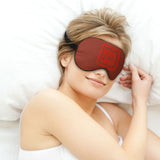 Custom Coral Red Orange Red Sleep Mask
