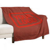Custom Coral Red Orange Red Blanket