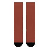Custom Coral Red Coral Red Knee-High Sock