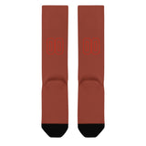 Custom Coral Red Coral Red Knee-High Sock