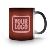 Custom Coral Red Light Pink Magic Mug