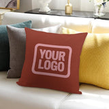 Custom Coral Red Light Pink Pillowcase