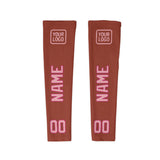 Custom Coral Red Light Pink Arm Sleeve