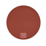 Custom Coral Red Light Pink Round Table Cloth