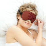 Custom Coral Red Crimson Red Sleep Mask
