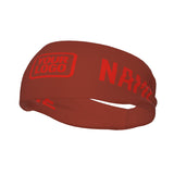 Custom Coral Red Orange Red Sports headband