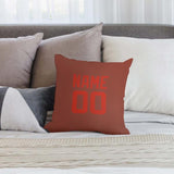 Custom Coral Red Orange Red Pillowcase