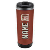 Custom Coral Red Cream Stainless Steel Water Cup