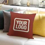 Custom Coral Red Cream Pillowcase