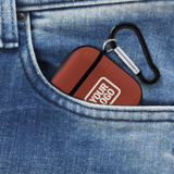 Custom Coral Red Cream AirPods Case