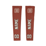 Custom Coral Red Cream Arm Sleeve