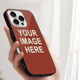 Custom Coral Red Cream Phone Case