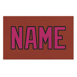 Custom Coral Red Pink Beach Towel