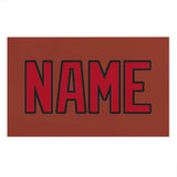 Custom Coral Red Red Beach Towel