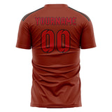 Custom Coral Red Red Soccer Jersey