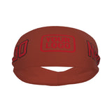 Custom Coral Red Red Sports headband