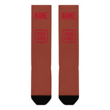 Custom Coral Red Red Knee-High Sock