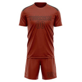Custom Coral Red Coral Red Soccer Jersey