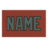 Custom Coral Red Blue Green Beach Towel