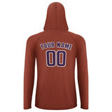 Custom Coral Red Purple UV-Hoodie