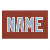 Custom Coral Red Light Blue Beach Towel