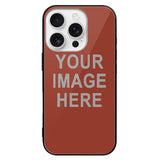 Custom Coral Red Gray Phone Case