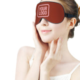 Custom Coral Red Light Pink Sleep Mask