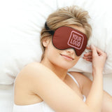 Custom Coral Red Light Pink Sleep Mask