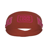 Custom Coral Red Pink Sports headband