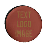 Custom Coral Red Khaki Truck Tires