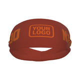 Custom Coral Red Orange Sports headband