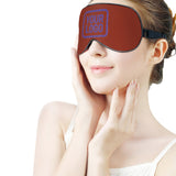 Custom Coral Red Light Purple Sleep Mask