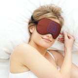 Custom Coral Red Light Purple Sleep Mask